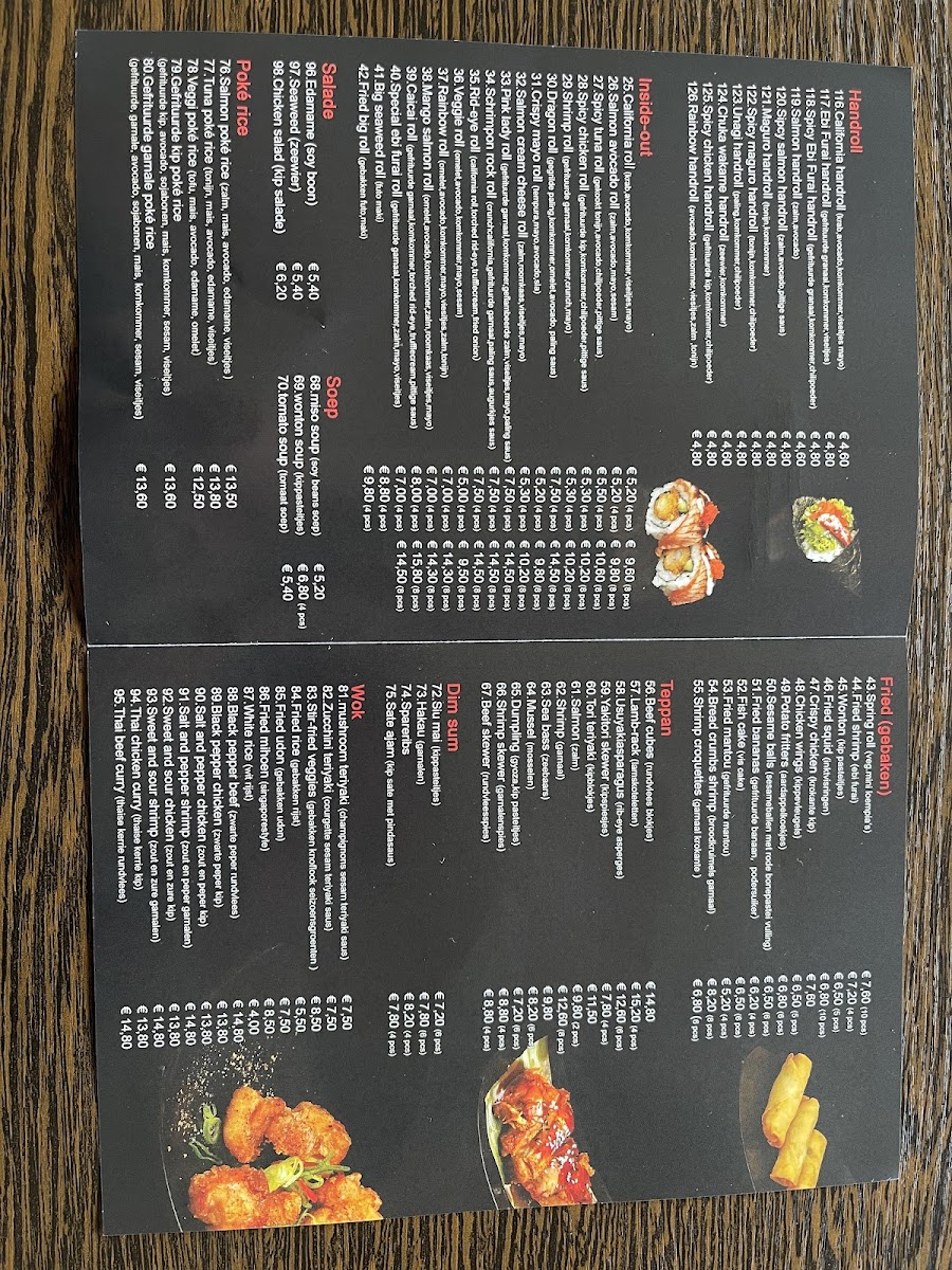 Menu Cai&cai Sushi All You Can Eat Amsterdam-4