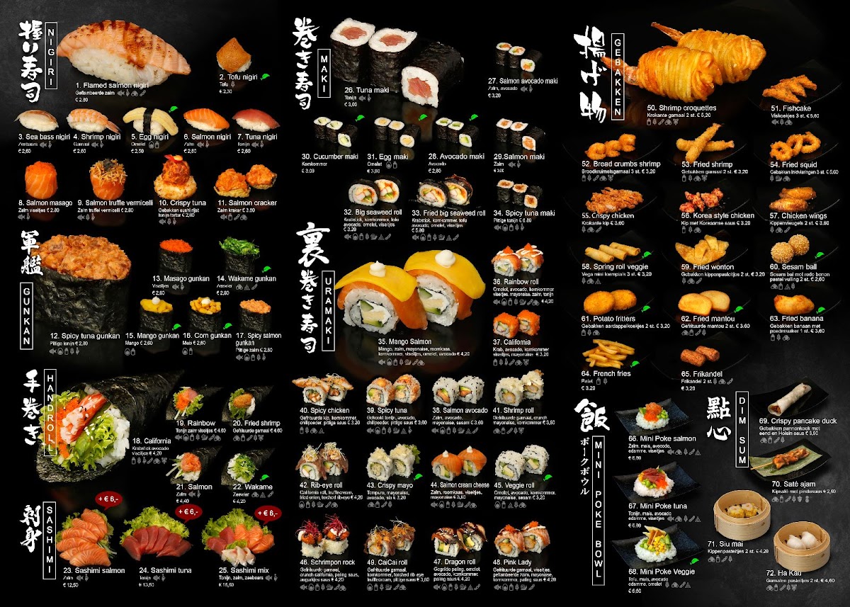 Menu Cai&cai Sushi All You Can Eat Amsterdam-5